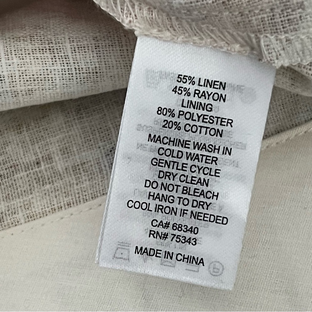 Joie NEW Linen Floral A-line Midi Summer Dress - Picture 12 of 15